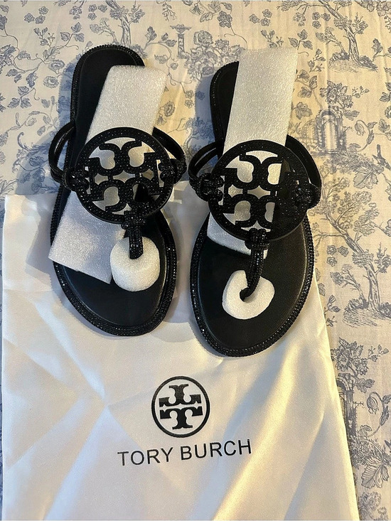 Tory Burch Shoes - Tory Burch Miller Black Sandals